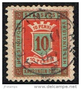 HELSINGFORS STADSPOST. 10 PENNI (Michel: ) - JF157163 - Local Post Stamps