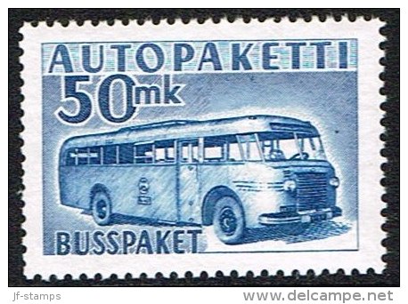 1952-1958. Mail Bus. 50 Mk. Blue. (Michel: 8) - JF157180 - Pacchi Tramite Autobus