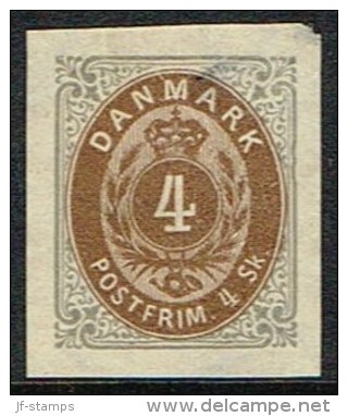 1870. PROOF. POSTFRIM 4 Sk. SCARCE. Thin. (Michel: ) - JF157148 - Essais & Réimpressions