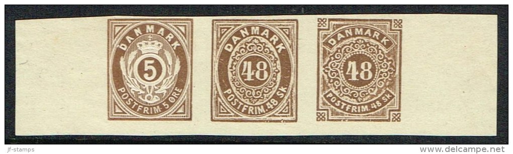 1870. Reprint Of Essay. 5 øre + 48 Sk. + 48 Sk.  (Michel: ) - JF157155 - Proofs & Reprints