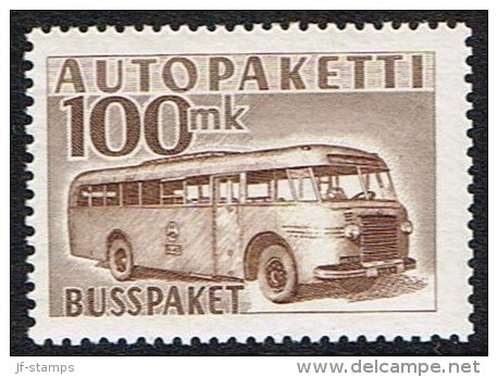 1952-1958. Bus. 100 Mk. Brown. (Michel: 9) - JF157181 - Pakjes Per Postbus