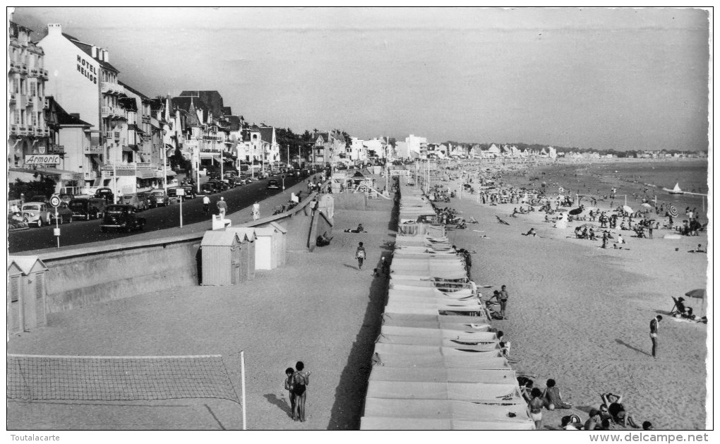 CPSM 44  LA BAULE LE REMBLAI ET LA PLAGE 1958 - La Baule-Escoublac