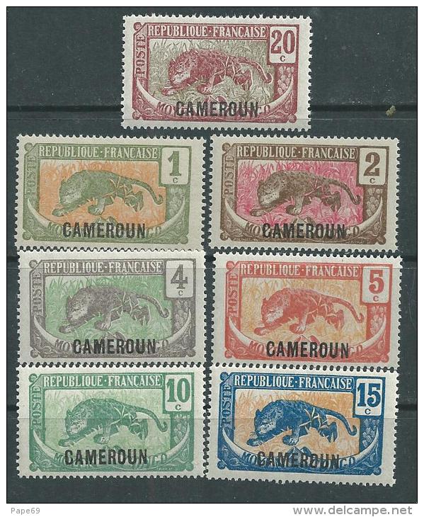 Cameroun N° 84 / 90  X  Les 7  Valeurs Surchargée Cameroun Trace De Charnière SinonTB - Nuovi