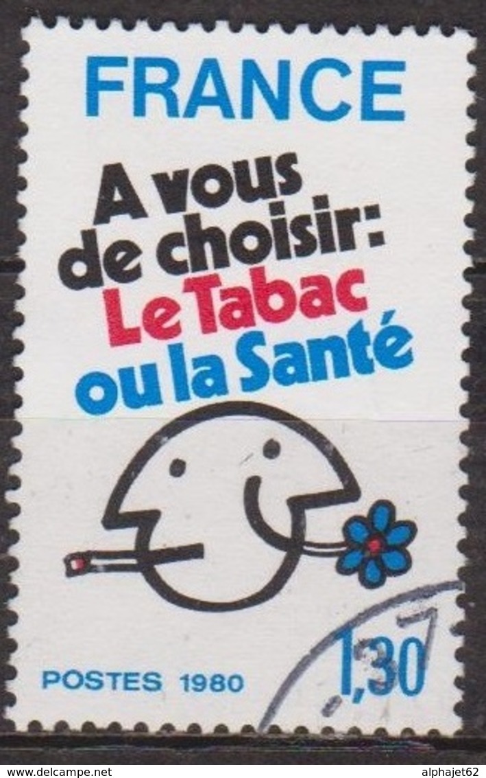 Santé - FRANCE - Lutte Contre Le Tabagisme, Tabac - N° 2080  - 1980 - Gebruikt
