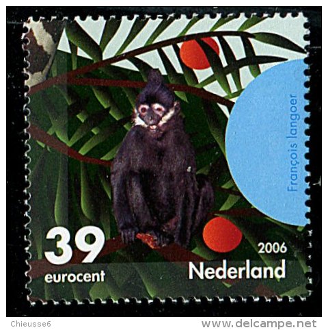 (cl. 2 - P.4) Pays-Bas ** N° 2348 (ref. Michel Au Dos) Singe   - - Unused Stamps