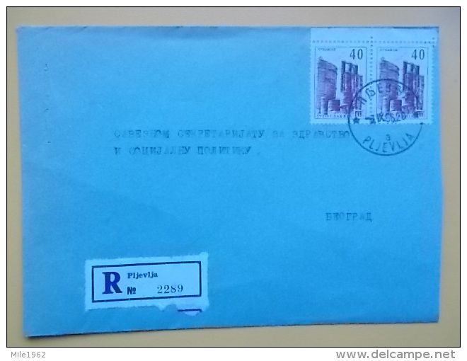 PLJEVLJA - Lettre, Letter 1966 - Other & Unclassified