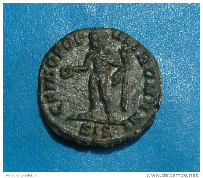 SEVERUS II BRONZE DENARIUS, GENIUS, GOOD QUALITY. - La Tétrarchie (284 à 307)