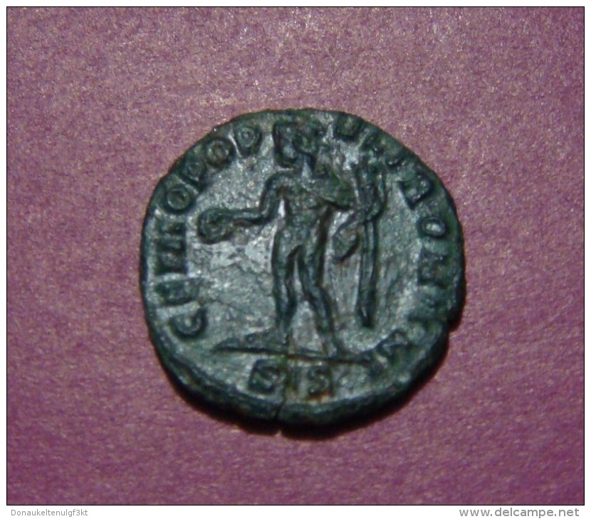 SEVERUS II BRONZE DENARIUS, GENIUS, GOOD QUALITY. - La Tétrarchie (284 à 307)