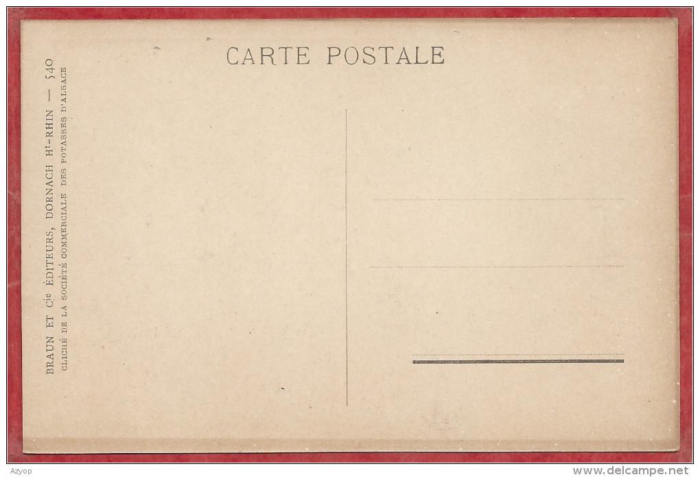 68 - WITTENHEIM - Le Puits Fernand - Mines De Potasse D' Alsace - Cliché 540  Société Commerciale Des Potasses D' Alsace - Wittenheim