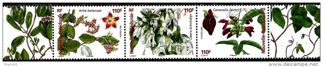 New Caledonia - 2006 - Ornamental Creepers Of New Caledonia - Mint Stamp Set - Neufs