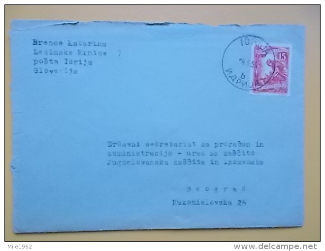 IDRIJA- Lettre, Letter 1955 - Covers & Documents