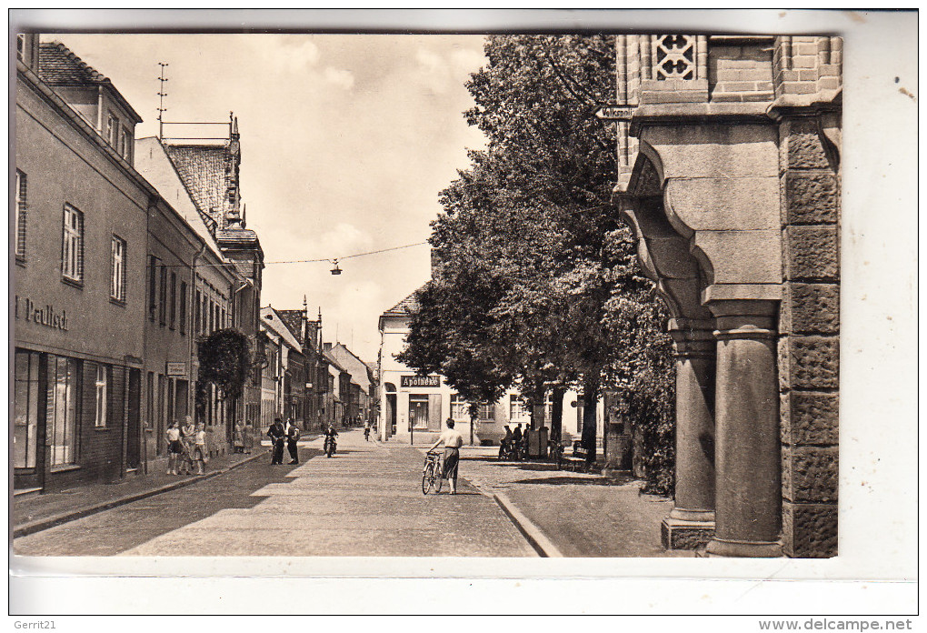 0-7963 GOLSSEN, Markt Und Berliner Strasse, 1959 - Golssen