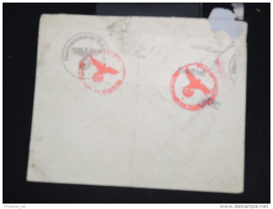 FRANCE - Enveloppe De Mulhouse Pour Levallois Perret En 1942 Avec Censure - A Voir - Lot P12794 - Cartas & Documentos