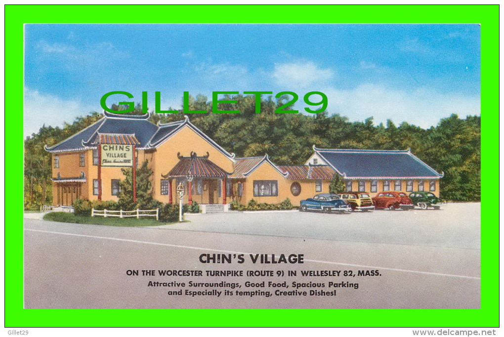 WELLESLEY 82, MA - CHIN'S VILLAGE - BUNKER HILL ADV. CO INC - - Altri & Non Classificati