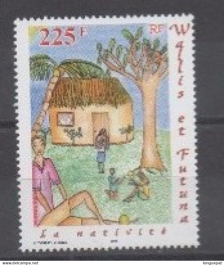 WALLIS Et FUTUNA : Noël - Dessin "La Nativité" - Religion - Catholicisme - - Unused Stamps