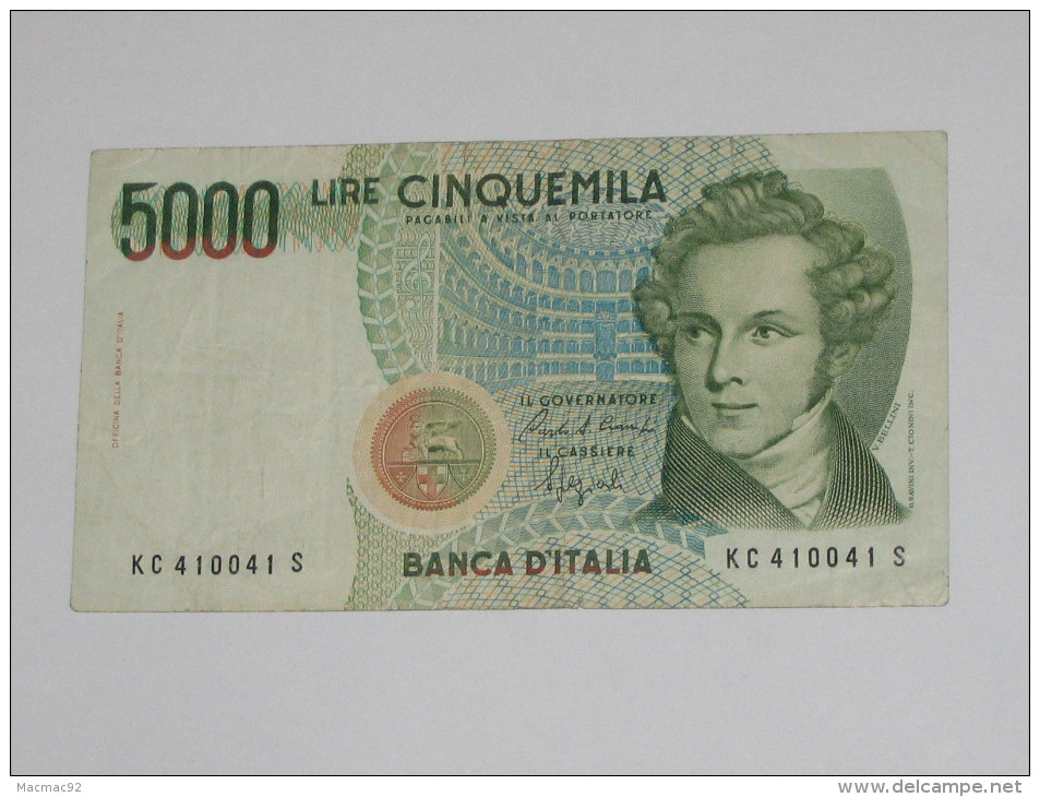 5 000 LIRE - Cinquemila - ITALIE  - Banca D´Italia 1985   **** EN ACHAT IMMEDIAT **** - 5000 Lire