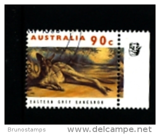 AUSTRALIA - 1995  90c. EASTERN GREY KANGAROO  1 KOALA  REPRINT  FINE USED - Proofs & Reprints