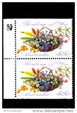 AUSTRALIA - 1992  45c. THINKING OF YOU PAIR EX BOOKLET 1 KOALA  REPRINT  MINT NH - Proofs & Reprints