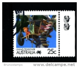 AUSTRALIA - 1993  25c. HOUSING  2 KOALAS  REPRINT  FINE USED - Essais & Réimpressions