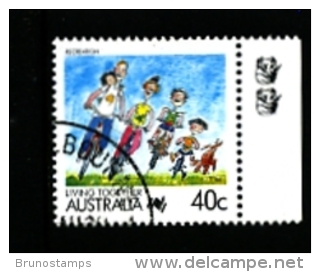 AUSTRALIA - 1990  40c.  RECREATION  2 KOALAS  REPRINT  FINE USED - Proofs & Reprints