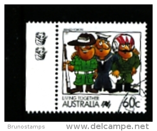 AUSTRALIA - 1991  60c.  ARMED FORCES  2 KOALAS  REPRINT  FINE USED - Proofs & Reprints