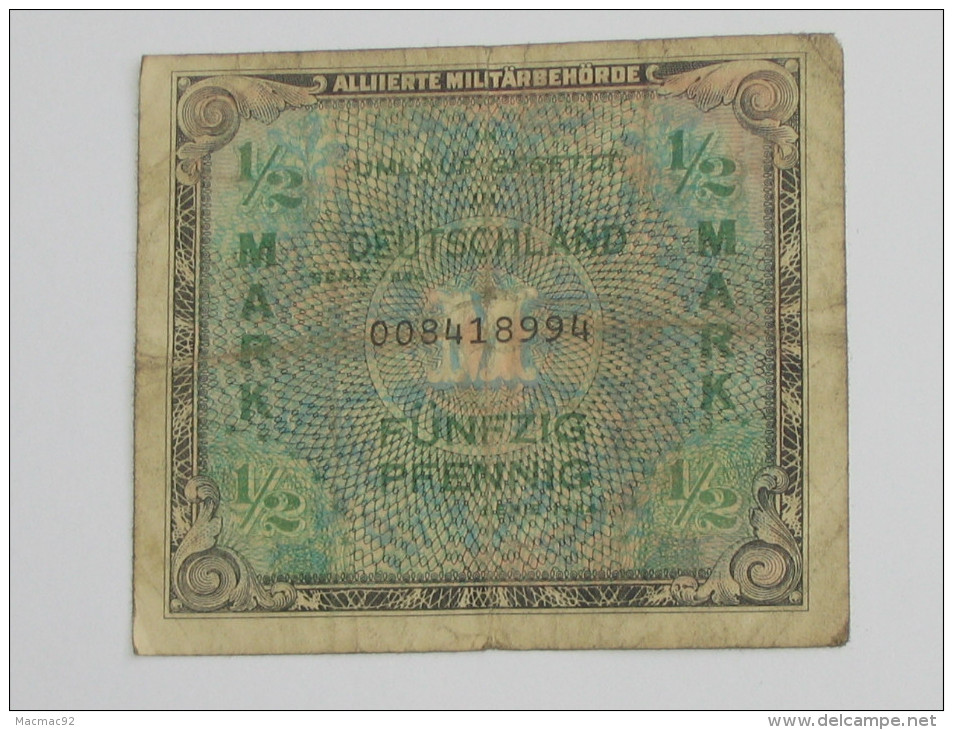 1/2 Funfzig Pfenning 1944 - Allemagne - Germany **** EN ACHAT IMMEDIAT **** - 1/2 Mark