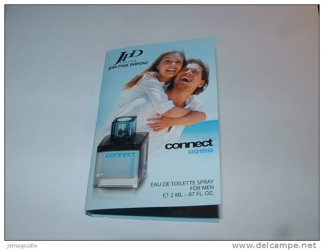 Connect Uomo - JEAN PAUL DUPONT - Pour Homme - Echantillon Tube Sur Carte 2 Ml - 2-02 - Muestras De Perfumes (testers)