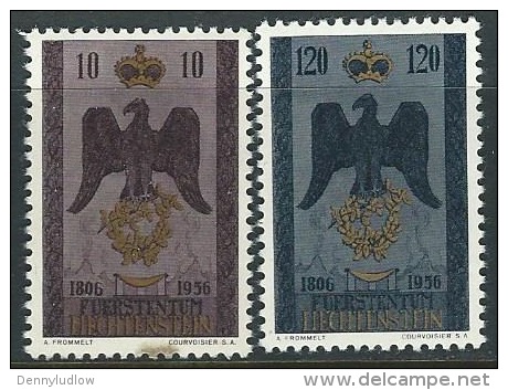 Liechtenstein  1956   Sc#302  120rp Eagle Arms    MLH*  2016 Scott Value $5.75 - Nuevos