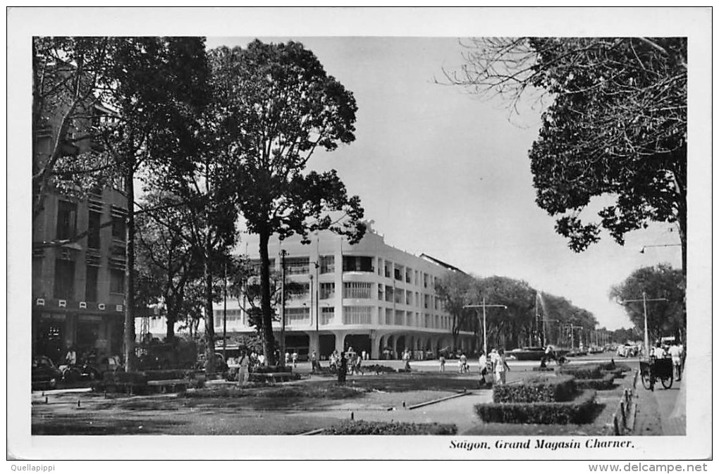 02881 "SAIGON - GRAND MAGASIN CHARNER"  ANIMATA, AUTO, RISCO'. CART. NON SPED. - Vietnam