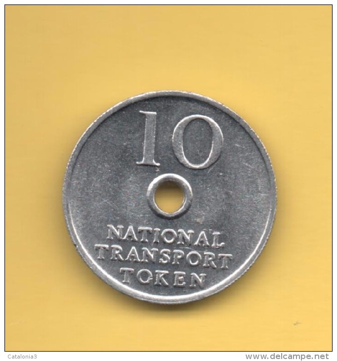 U.K. REINO UNIDO - NATIONAL TRANSPORT TOKEN - Foreign Trade, Essays, Countermarks & Overstrikes