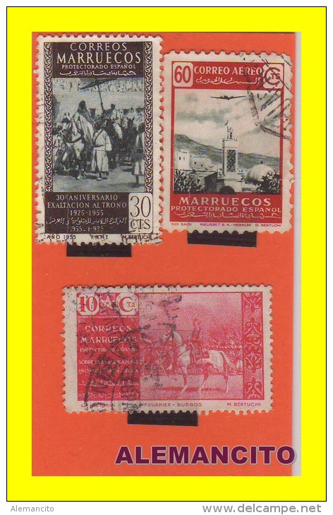 MARRUECOS  -  COLONIAS ESPAÑOLAS  AÑOS  -1935-44 - Marruecos Español