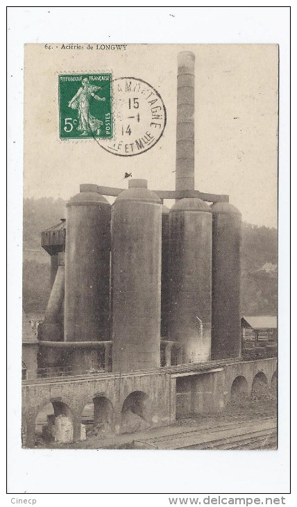 CPA 54 - LONGWY - Aciéries De LONGWY - TB PLAN INDUSTRIE Et USINE - Longwy