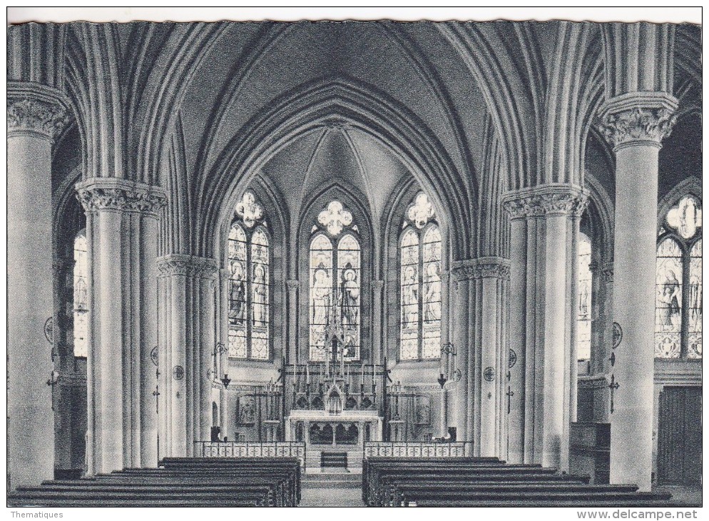 Thématiques 72 Sarthe Ecommoy Teloché  Notre Dame Du Rancher Intererieur De La Chapelle - Ecommoy