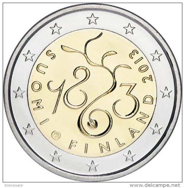 ** 2 EUROS FINLANDE COMMEMORATIVE 2013 PIECE NEUVE ** - Finland