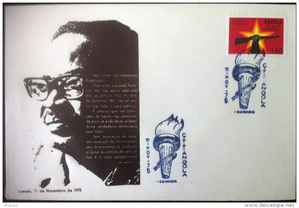 FDC ANGOLA - AGOSTINHO NETO - Luanda, 1975 - Angola