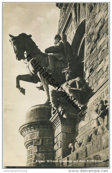 Kaiser Wilhelm-Denkmal Auf Dem Kyffhäuser - Foto-Ansichtskarte - Kyffhäuser