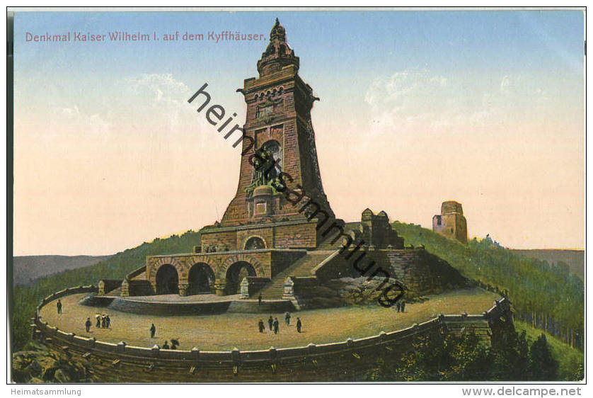 Denkmal Kaiser Wilhelm I. Auf Dem Kyffhäuser - Verlag Louis Glaser Leipzig - Kyffhaeuser