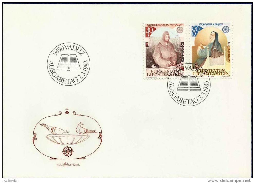 Liechtenstein - 1983 EUROPA  FDC - 1983