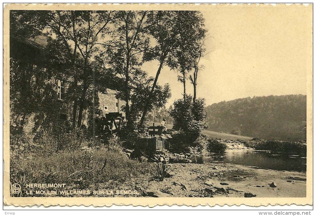 Herbeumont Le Moulin Willaimes Sur La Semois - Herbeumont