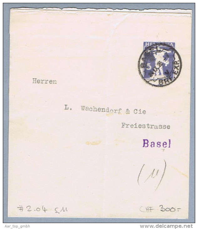 Heimat Rasieklingen Stempel Basel #2.04 1926-09-24 - Ganzsachen