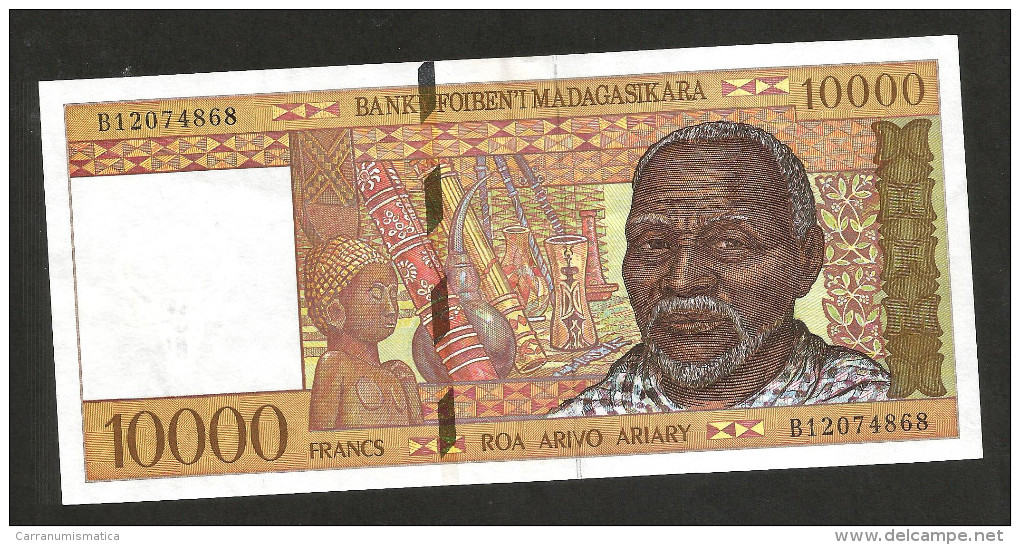 MADAGASCAR - NATIONAL BANK - 10000 Francs ( 1995 ) - Madagaskar