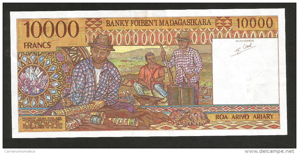 MADAGASCAR - NATIONAL BANK - 10000 Francs ( 1995 ) - Madagaskar