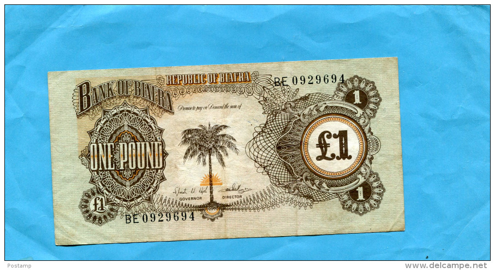 BIAFRA-Billet 1 Pound-N°BE 0929694 - Autres & Non Classés