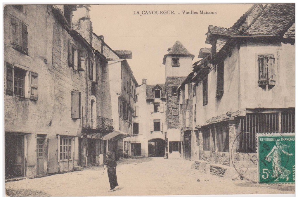 LA CANOURGUE. Vieille Maisons - Autres & Non Classés