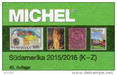 Südamerika Michel Band 3/2 K-Z Briefmarken Katalog 2016 Neu 84€ Paraguay Peru Surinam Uruguay Catalogue Of South-America - Léxicos