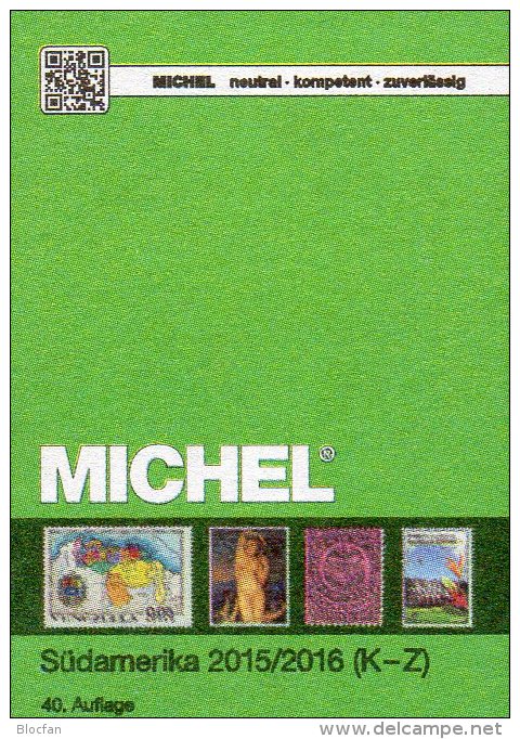 Südamerika Michel Band 3/2 K-Z Briefmarken Katalog 2016 Neu 84€ Paraguay Peru Surinam Uruguay Catalogue Of South-America - Sonstige & Ohne Zuordnung