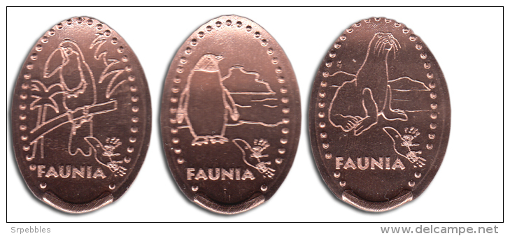 FAUNIA 4 MADRID - MONEDA ELONGADA - ELONGATED COIN - PRESSED COIN - Elongated Coins