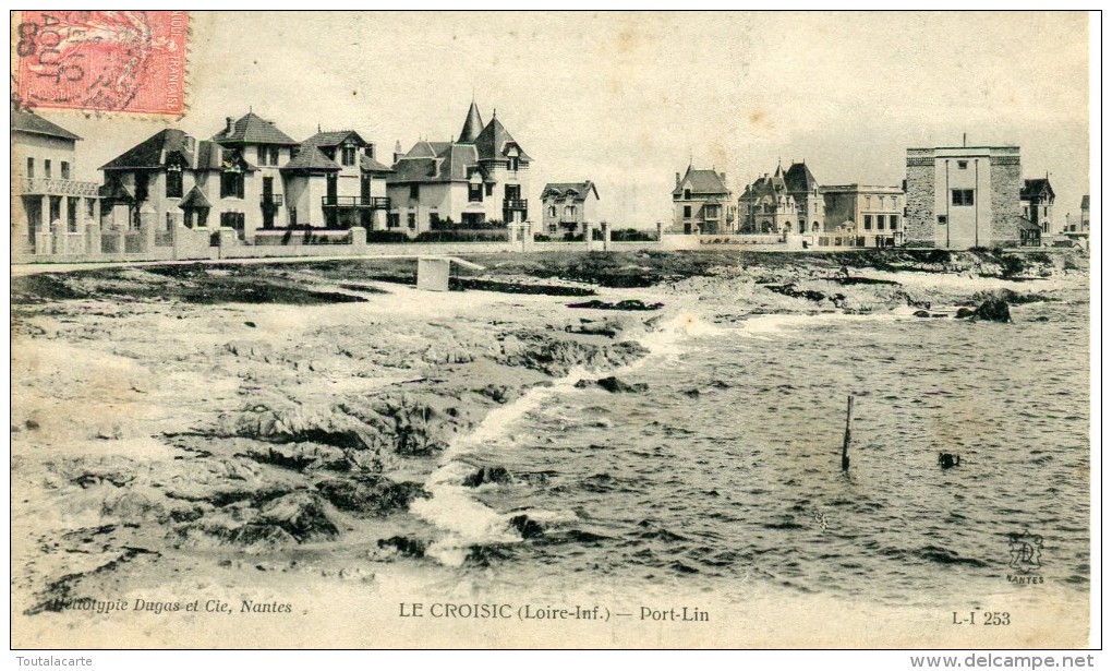 CPA 44  LE CROISIC PORT LIN 1906 - Le Croisic