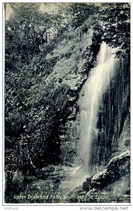 CPA, Sainte Lucie. Upper Diamond Falls Soufriere. St Lucia - Sainte-Lucie