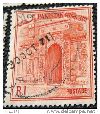 Pakistan 1961 Gate 1r - Used - Pakistan